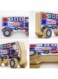 Pordi Truck Busy Board for Toddlers &ndash; Montessori Wooden Sensory Toy for Kids 3+