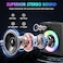 JYX Karaoke Machine, Portable Bluetooth 5.3 Speaker with 2 Wireless Microphones for Adults, PA System with Pitch Correction &amp; Echo Adjustment, Supports TWS/TF Card/USB/AUX/Live/REC for Home Party