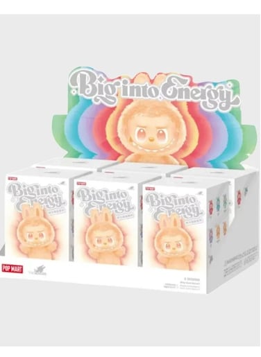 Pop Mart &ndash; full set of 6 pcs Labubu the Monsters Big Into Energy Series Vinyl Plush Pendant.