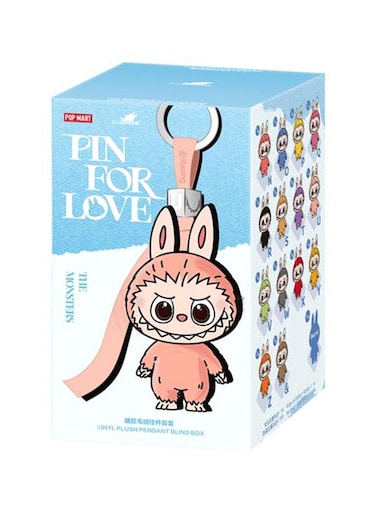 Pop Mart Monsters Pin For Love Series Plush Pendant (N-Z) (Random 1 Piece)