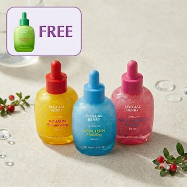 Exclusive EQQUALBERRY Bundle &ndash; Purchase 3 Serums, Receive 1 Aloe PDRN Calming Serum FREE