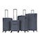 VIPTOUR VIPTOUR Set of 4 Light Weight Polyester Jacqard Trolley Luggage With Number Lock 20/24/28/32 Inches