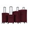 VIPTOUR VIPTOUR Set of 4 Light Weight Polyester Jacqard Trolley Luggage With Number Lock 20/24/28/32 Inches