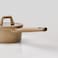 Carote 1.9 Litre Nonstick Saucepan with Pour Spout &amp; Strainer Lid, PFAS &amp; PFOA Free Healthy Cooking, Titanium-Reinforced with Heat-Resistant Handle, All-Stovetop Compatible, Dishwasher Safe (Taupe)
