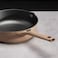 Carote 4.7 Litre Nonstick Saut&eacute; Pan with Pour Spout &amp; Strainer Lid, PFAS &amp; PFOA-Free Healthy Cooking, Titanium-Reinforced with Heat-Resistant Handle, All-Stovetop Compatible, Dishwasher Safe (Taupe)