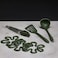 Carote 21-Piece Nonstick Cookware Set, PFOA-Free Healthy Cooking Set, Skillets, Saucepan, Saut&eacute; Pan, Casserole, Steamer &amp; 4-in-1 Pan, All Kitchen Stovetop Compatible, Dishwasher Safe (Dark Green)