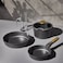 Carote 10-Piece Nonstick Cookware Set with Detachable Handle, Stackable Pots &amp; Pans, PFOA-Free Aluminum Healthy Cooking Set with Pour Spouts, All Kitchen Stovetop Compatible, Dishwasher Safe (Black)