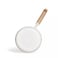 Carote 8-Inch Ceramic Nonstick Fry Pan, PFAS-Free Non-Toxic Coating, Healthy Cooking Frying Pan, Wood-Like Handle, Full-Spray Even-Heat Base, All-Stovetop Compatible Skillet, Dishwasher Safe (Cream)