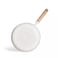 Carote 10-Inch Ceramic Nonstick Fry Pan, PFAS-Free Non-Toxic Coating, Healthy Cooking Frying Pan, Wood-Like Handle, Full-Spray Even-Heat Base, All-Stovetop Compatible Skillet, Dishwasher Safe (Cream)
