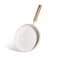 Carote 10-Inch Ceramic Nonstick Fry Pan, PFAS-Free Non-Toxic Coating, Healthy Cooking Frying Pan, Wood-Like Handle, Full-Spray Even-Heat Base, All-Stovetop Compatible Skillet, Dishwasher Safe (Cream)