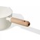 Carote 1.9 Litre Ceramic Nonstick Saucepan with Dual-Size Strainer Lid, PFAS-Free Healthy Cooking, Ergonomic Wood-Like Handle, Full-Spray Base, All-Stovetop Compatible, Dishwasher Safe (Cream)