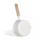 Carote 1.9 Litre Ceramic Nonstick Saucepan with Dual-Size Strainer Lid, PFAS-Free Healthy Cooking, Ergonomic Wood-Like Handle, Full-Spray Base, All-Stovetop Compatible, Dishwasher Safe (Cream)