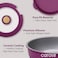 Carote 21-Piece Ceramic Cookware Set with Detachable Handle, Stackable Pots &amp; Pans with Lids, PFAS-Free Nonstick Healthy Cooking Set, All Kitchen Stovetop Compatible, Dishwasher Safe (Purple)