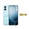 Oppo A6x Dual SIM, 4GB RAM, 128GB, 4G, Ice Blue - Middle East Version (With 6100 mAh Battery)