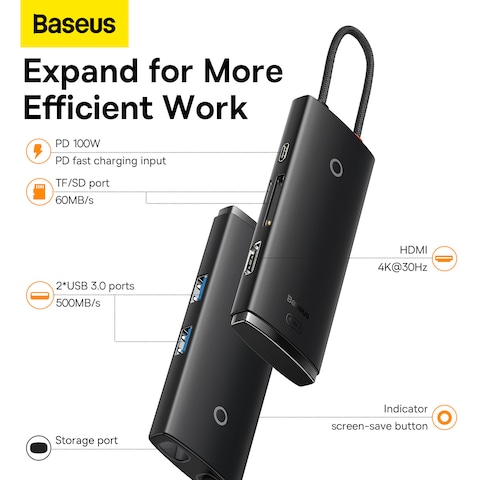 Baseus hub hdmi discount