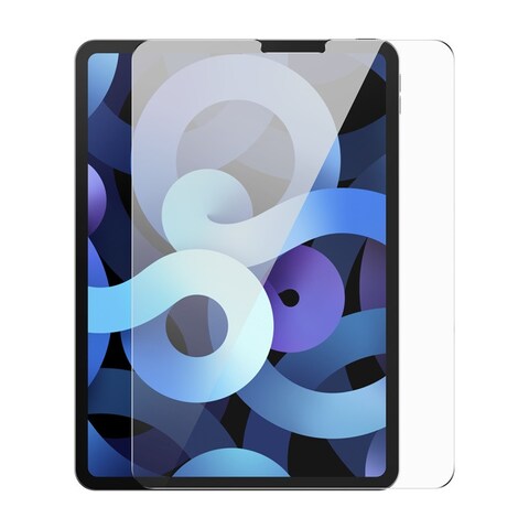 Baseus Crystal Series 9H Tempered Glass Protector   0.3mm Ultra-Thin, Full Coverage   Fits iPad Air 5/4 &amp; iPad Pro 11-Inch   Face ID &amp; Apple Pencil Support   Easy Install