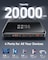 Baseus Power Bank, 20000mAh 100W PD Fast Charging Portable Charger with Digital Display, Blade HD Laptop Battery Bank for ROG Ally, Steam Deck, MacBook, iPad, iPhone, Samsung (Matte Black)