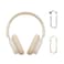 Baseus Bowie D05 Wireless Bluetooth Headset: HiFi Stereo Sound, 70-Hour Playback, Foldable Design, Low Latency, Dual Device Connection, Perfect for Music &amp; Gaming Beige