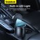 Baseus Premium Car Ashtray with LED Light - Waterproof, Detachable, Easy to Clean, Ideal for Cigarettes and Trash, Black