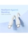 100W USB C To USB C Charger Cable [1.2m 5A] , Type C iPhone 15 Fast Charging Cable Compatible With MacBook Pro, iPad Pro/Air, iPhone 15/15 Plus/15 Pro Max, Galaxy S23+/S23 Ultra, And More White