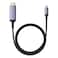Baseus USB-C to HDMI 2.1 Cable, 8K@60Hz 4K@240Hz, 1.5M Braided Cord, 48Gbps, HDR, Thunderbolt 4/3, Compatible with MacBook, Galaxy S24, Laptop - Black