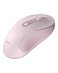 Ergonomic Mouse F02, 4000 DPI, 5 DPI Adjustable, 2.4GHz Bluetooth Wireless Mouse, USB Computer Mouse for Laptop, PC, Chromebook, Notebook (Pink)