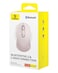 Ergonomic Mouse F02, 4000 DPI, 5 DPI Adjustable, 2.4GHz Bluetooth Wireless Mouse, USB Computer Mouse for Laptop, PC, Chromebook, Notebook (Pink)