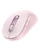 Ergonomic Mouse F02, 4000 DPI, 5 DPI Adjustable, 2.4GHz Bluetooth Wireless Mouse, USB Computer Mouse for Laptop, PC, Chromebook, Notebook (Pink)