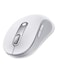 Ergonomic Mouse F02, 4000 DPI, 5 DPI Adjustable, 2.4GHz Bluetooth Wireless Mouse, USB Computer Mouse for Laptop, PC, Chromebook, Notebook (White)