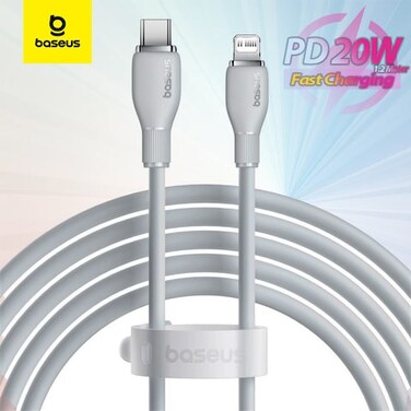 USB C To Lightning Cable 2m Fast Charging Power Delivery And Data Transfer PD 20W iPhone Cable For iPhone 14/14 Pro/14 Plus/14 Pro Max, iPhone 13 12 11 Pro Max XS X 8 7 6, iPad And More- White
