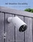 Baseus Security Camera Outdoor, B1 Wireless Solocam with 2K Clarity, 145° Wide View, 210-Day Battery Life, IP67, Built-in 8GB Local Storage and Color Night Vision, No Monthly Fee