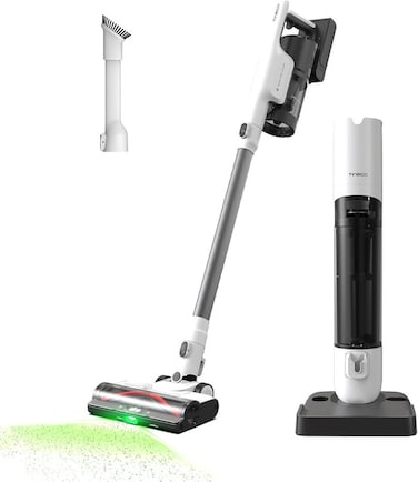 Tineco Pure One Station 5 Cordless Smart Vacuum with 2.5L Auto Dust Base, Full-Path Self-Cleaning, 175W Suction, ZeroTangle Tech, iLoop Smart Sensor, Suitbale for Hard Floor &amp; Carpet
