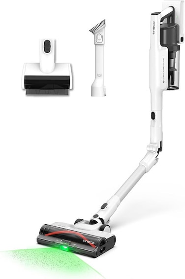 Tineco Pure One A50S Cordless Stick Vacuum Cleaner, 185W Suction, 70Min Runtime, 1L Larger Dustbin, 3DSense Power Brush, PureCyclone Tech, Easily Tackles Large Debris