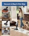 Tineco Floor ONE i5 Stretch Wet Dry Vacuum Cleaner, Vacuum &amp; Mop in One Step, 20kpa Powerful Suction, 180&deg; Lay-Flat Design, Anti-Tangle Design, Dual-Sided Edge Cleaning, Up to 30* Minutes Runtime