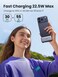 UGREEN Mini Power Bank, 5000mAh with Built-In 3.77mm Long USB C Connector,SCP 22.5W Fast Charging Mini Portable Charger for iPhone 17/16, Samsung Galaxy, AirPods, Huawei for Travel,Work,Outdoor Use