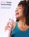 MySmile LP211 Cordless Advanced Water Flosser for Teeth 5 Cleaning Modes Rechargeable Power Dental Flosser 8 Replacement Jet Tips IPX 7 Waterproof Dental Irrigador with Travel Storage Pouch (Pink)
