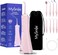 MySmile LP211 Cordless Advanced Water Flosser for Teeth 5 Cleaning Modes Rechargeable Power Dental Flosser 8 Replacement Jet Tips IPX 7 Waterproof Dental Irrigador with Travel Storage Pouch (Pink)
