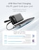 CUKTECH CP24 Power Bank, 20000mAh 40W Built-in USB-C &amp; MFi Lightning Cables, Fast Charging Portable Charger, 4-Port Output External Battery Pack for iPhone 17/16/15/14/13/12, iPad, Samsung S26
