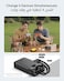 CUKTECH CP24 Power Bank, 20000mAh 40W Built-in USB-C &amp; MFi Lightning Cables, Fast Charging Portable Charger, 4-Port Output External Battery Pack for iPhone 17/16/15/14/13/12, iPad, Samsung S26