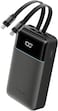 CUKTECH CP24 Power Bank, 20000mAh 40W Built-in USB-C &amp; MFi Lightning Cables, Fast Charging Portable Charger, 4-Port Output External Battery Pack for iPhone 17/16/15/14/13/12, iPad, Samsung S26