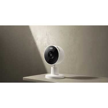 Xiaomi Smart Camera C100, 1080p Full HD Surveillance with AI Human Detection, Night Vision, Two-Way Audio, 360&deg; Pan-Tilt View, Motion Tracking, Wi-Fi Home Security Cam &ndash; White