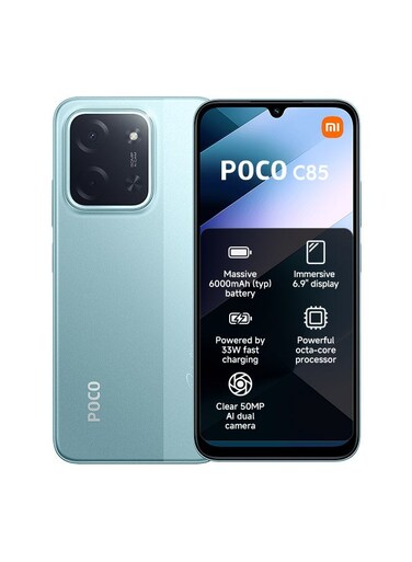 POCO C85 Dual SIM 8GB RAM, 256GB, 4G, Green