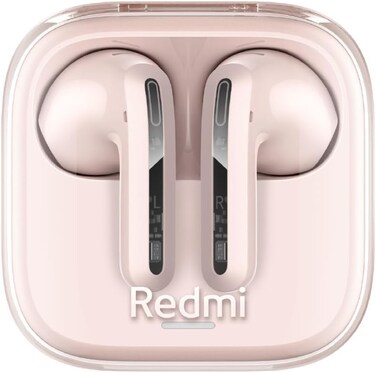 XIAOMI Redmi Buds 6 Active - Wireless Earbuds, Noise Cancelling, Lightweight, Up to 36 Hours of Playtime, Bluetooth 5.3, Pink (ES Version)