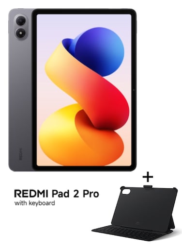 Redmi Pad 2 Pro 12.1-inch, 8GB RAM, 256GB, Wifi, Graphite Gray- Global Version (Keyboard Included)