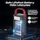 Promate 80000mAh Power Bank, 100W USB-C PD Fast Charging, 4 Outputs, 3 Inputs, Solar DC, Lightning, Digital Display, LED Light Portable Charger PowerMine-80Pro