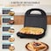 Winning Star (ST-9396)   5-in-1 Electric Sandwich &amp; Waffle Maker with Removable Nonstick Plates, 800W Multi-Function Breakfast Machine for Sandwiches, Waffles, Donuts, Panini, and Grilled Snacks