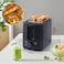 Winning Star 2-Slice Toaster with Defrost &amp; 7 Browning Settings (ST-90601), 780W - 930W, Automatic Pop-Up, Cancel Function &ndash; Black