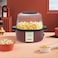 Winning Star Retro Hot Air Popcorn Maker Machine (St-9716) &ndash; Quick 3-Minute Popping, Quiet Operation, Non-Stick Easy Clean, Compact Design for Home Use