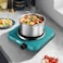 Winning Star Portable Single Burner Hot Plate with 15.5cm Cast Iron Plate (ST-9635), 1000W, Adjustable 5-Step Temperature Control &amp; Overheat Protection &ndash; Compact &amp; Easy to Clean