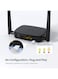 Tenda Router 4G SIM 4G03 Pro - Mobile WiFi Router 3G/4G Wireless Band 2.4 GHz 300Mpbs, LTE Cat4 150Mpbs Black.